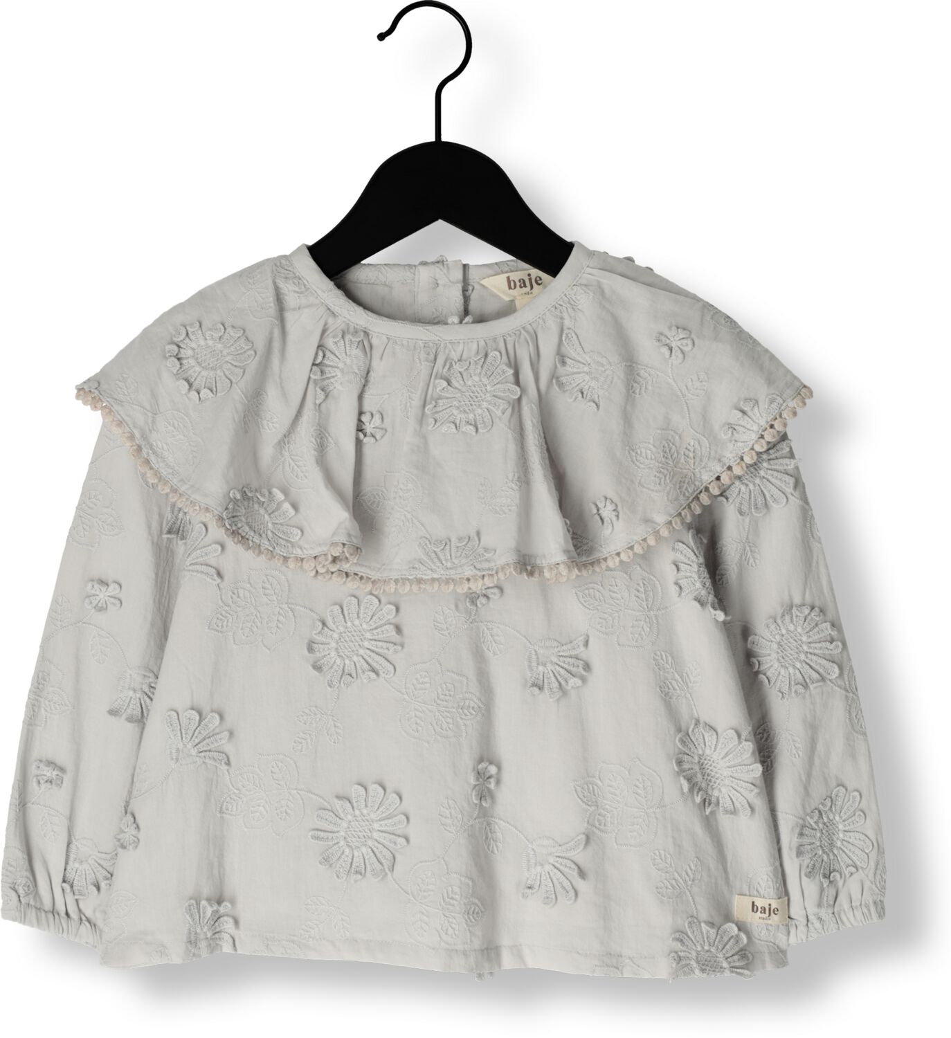 BAJE STUDIO Meisjes Blouses Flor Lichtgrijs