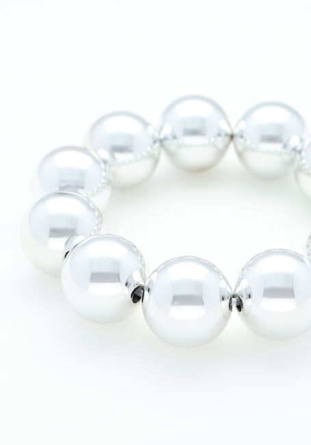 Zilverkleurig BONNIE STUDIOS Armbanden MIDNIGHT SILVER BRACELET - large