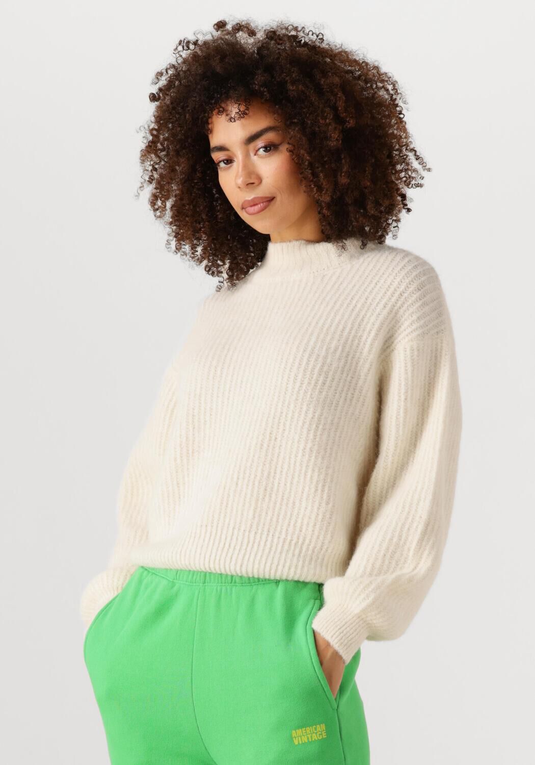 AMERICAN VINTAGE Meisjes Truien & Vesten East Gebroken Wit