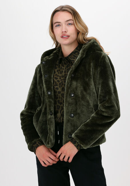 Groene GIACOMO THE JACKET Faux fur jas 13 LT FUR - large