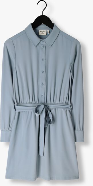 Lichtblauwe ANOTHER LABEL Mini jurk MELIA DRESS L/S - large