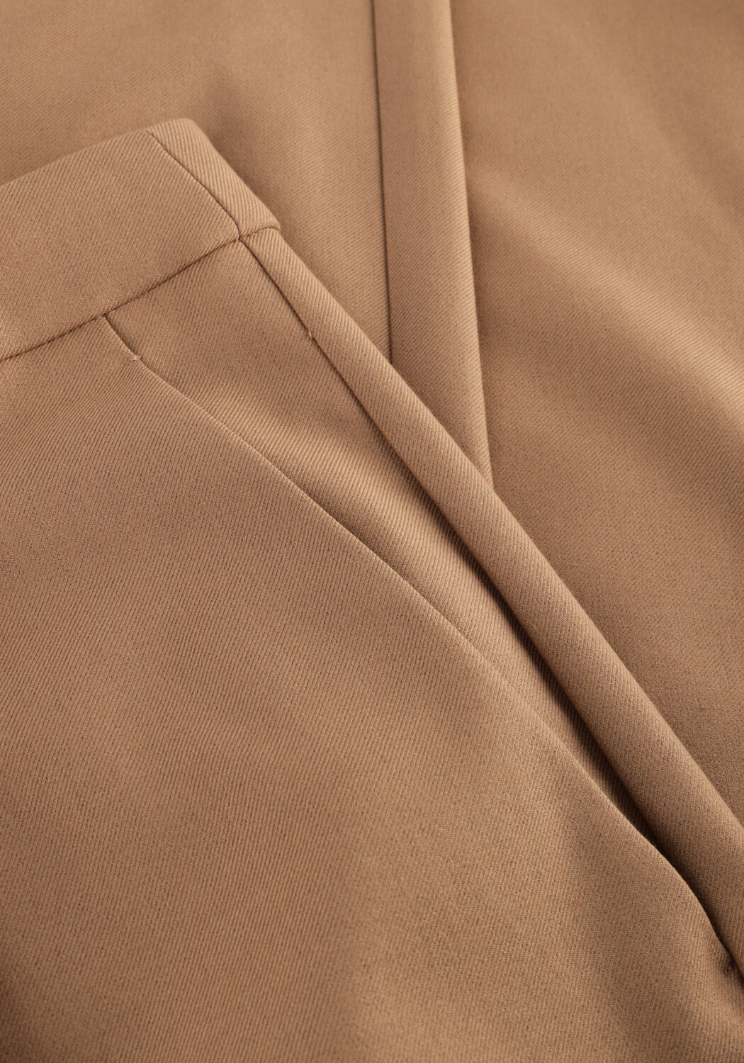 Zand SECOND FEMALE Wijde broek BLINK TROUSERS - large