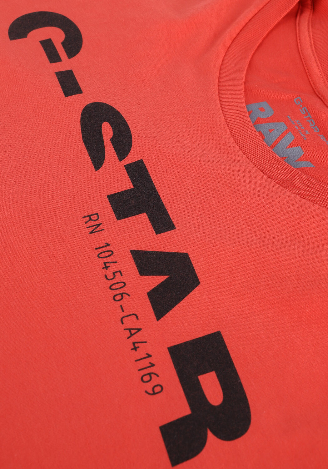 Oranje G-STAR RAW T-shirt ORIGINALS R T - large