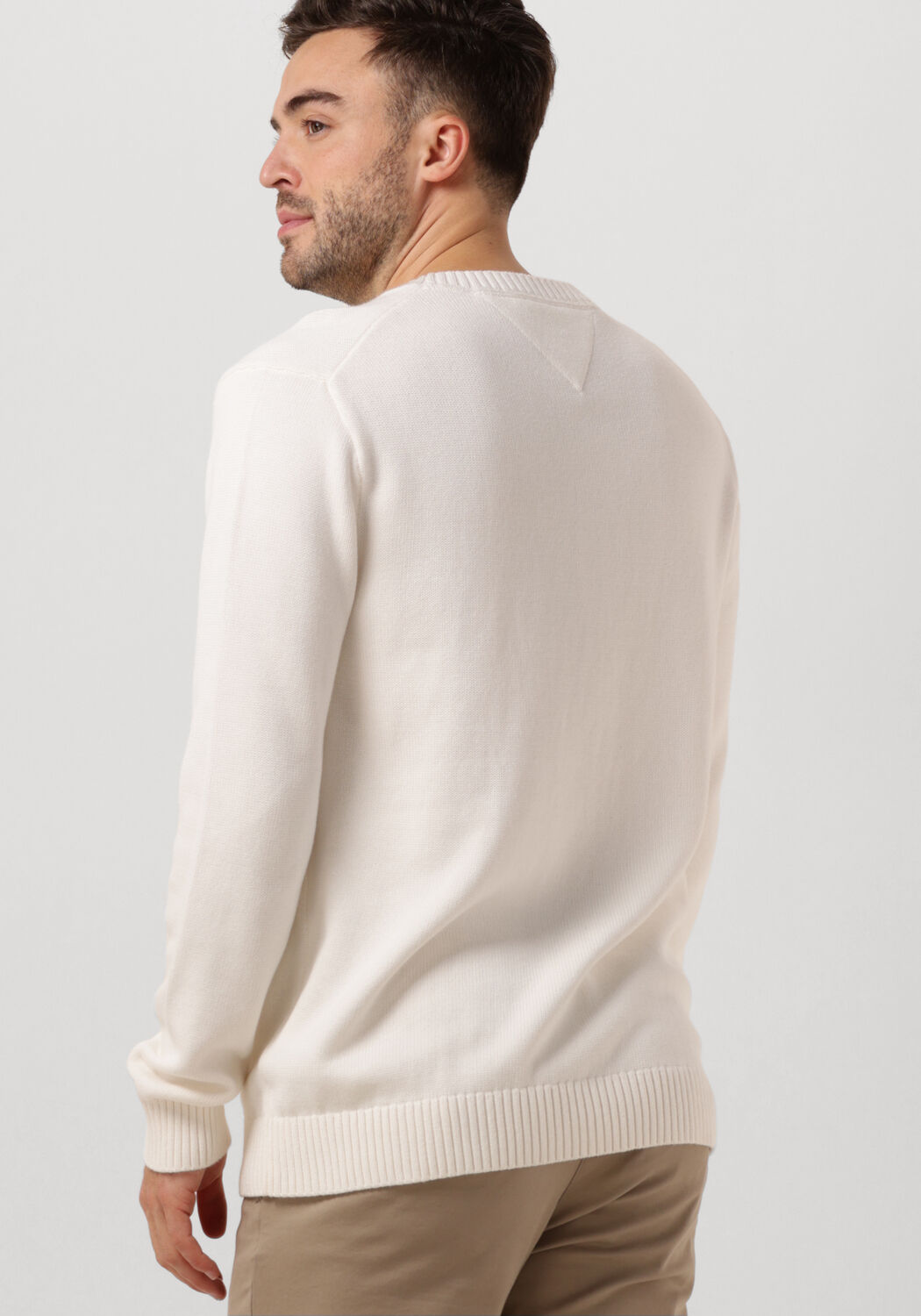 TOMMY JEANS Heren Truien & Vesten Tjm Slim Essntls C-neck Sweater Wit