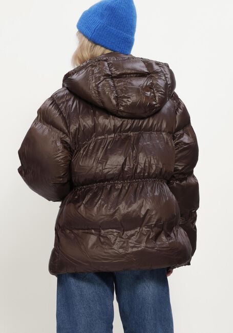 Bruine NEO NOIR Gewatteerde jas CLOTILDE SHINY PUFFER JACKET - large