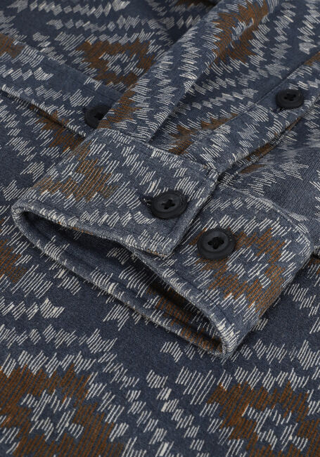 Grijze CAST IRON Casual overhemd LONG SLEEVE SHIRT PRINT ON LIG - large
