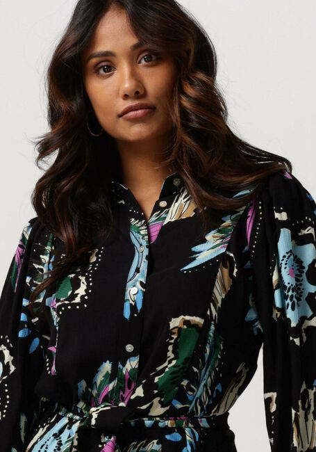 Zwarte POM AMSTERDAM Midi jurk DRESS 6953 - large