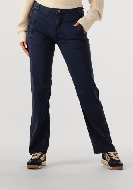 Donkerblauwe SUMMUM Straight leg jeans STRAIGHT ULTRA SOFT STRETCH TWILL - large