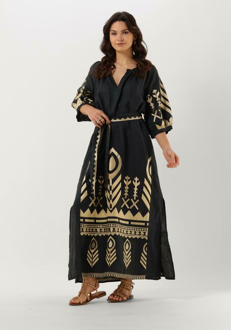 Zwarte GREEK ARCHAIC KORI Midi jurk 230539 - large