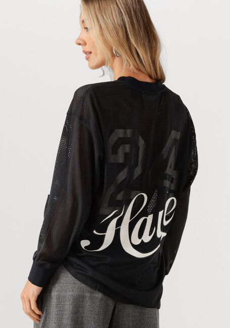 Zwarte HAUTE L'AMITIÉ Blouses DRIFT MIX LOGO BLOUSE - large