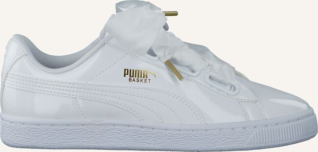 Witte PUMA Sneakers BASKET HEART PATENT Witte PUMA Sneakers BASKET HEART PATENT - large