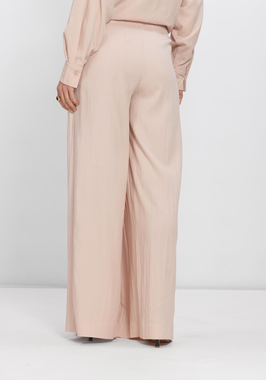 Roze STUDIO AMAYA Broeken LOTUS PANTS - large