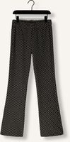 Zwarte INDIAN BLUE JEANS Flared broek FLARED PANTS DIAGONAL CHECK Zwarte INDIAN BLUE JEANS Flared broek FLARED PANTS DIAGONAL CHECK - medium