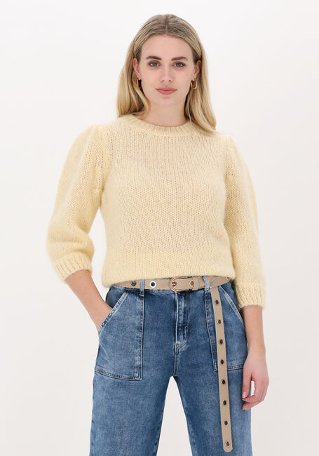 Gele BY-BAR Trui COCO ASTRO PULLOVER - large