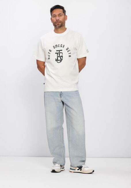 Witte BUTCHER OF BLUE T-shirt ARMY LOOSE LOGO TEE - large