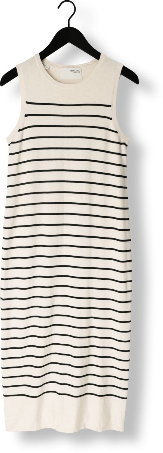SELECTED FEMME Dames Jurken Slfberga Sl Knit Dress Beige