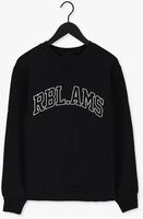 Zwarte COLOURFUL REBEL Sweater RBL AMS BIG EMBROIDERY BASIC SWEAT