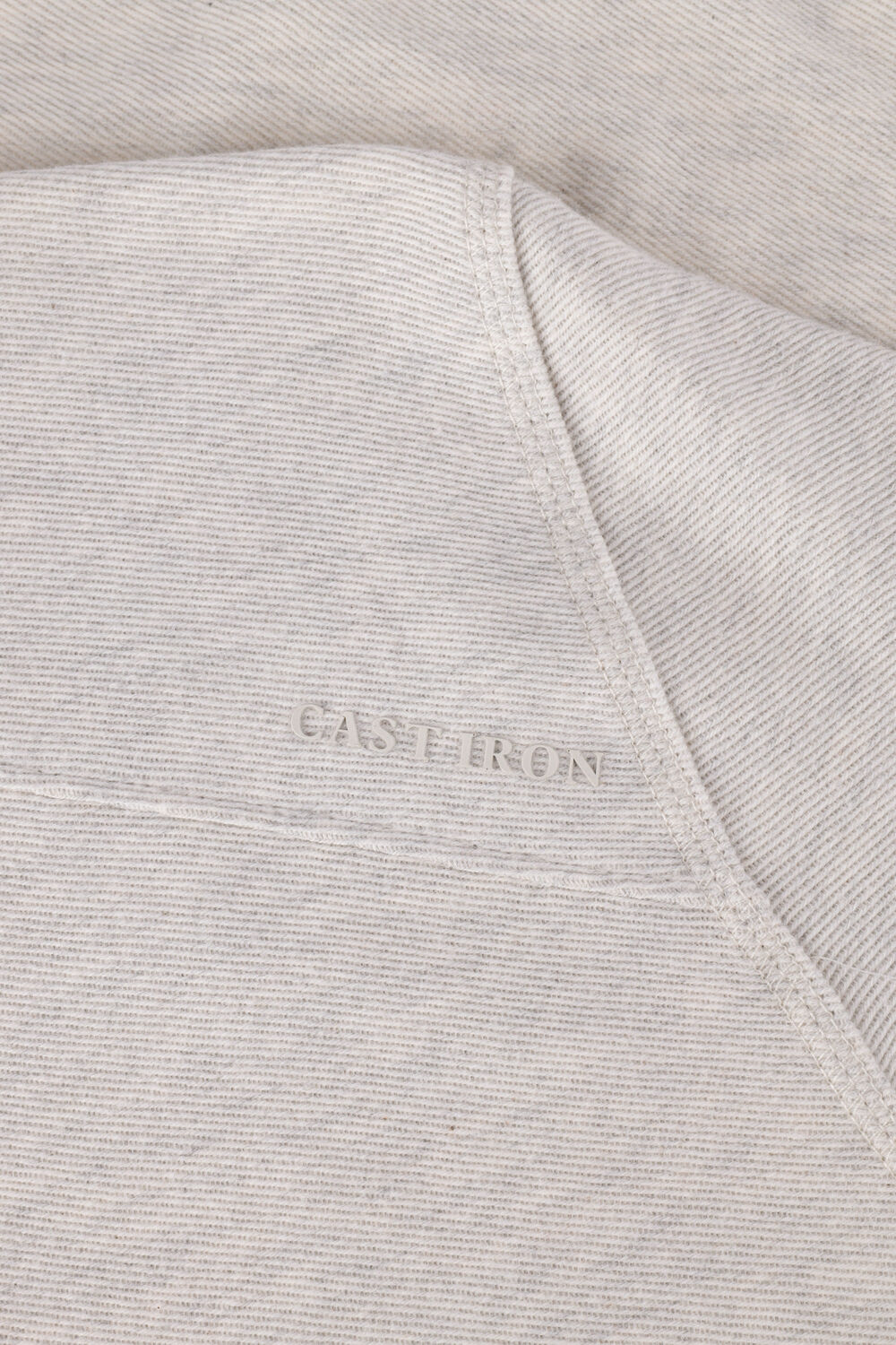 Beige CAST IRON Polo SHORT SLEEVE POLO REGULAR COTTON TWILL - large