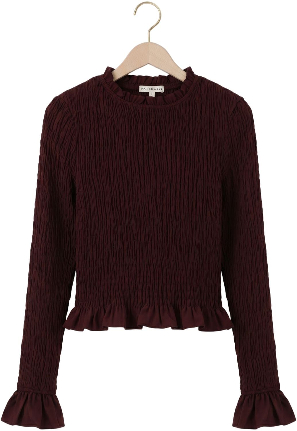 HARPER & YVE Dames Blouses Veerle-ls Bordeaux
