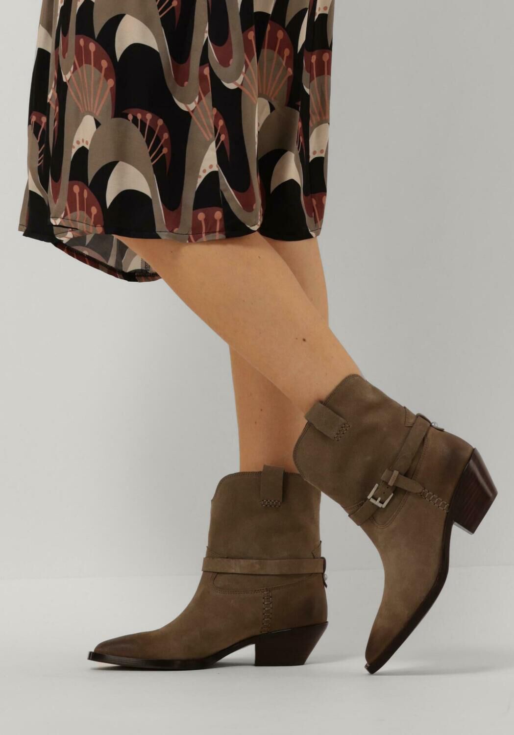 Taupe ASH Cowboylaarzen DUSTIN - large