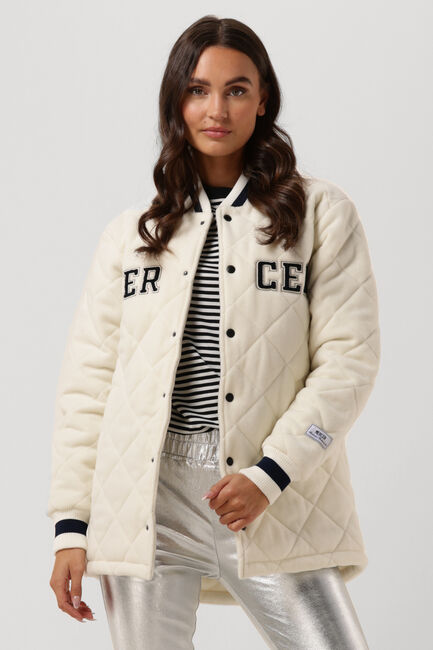 Creme MERCER AMSTERDAM Jack THE MERCER QUILTED VASRSITY WOOL - large