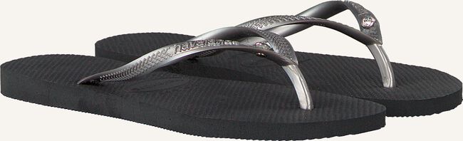Grijze HAVAIANAS Slippers SLIM CRYSTAL GLAMOUR Grijze HAVAIANAS Slippers SLIM CRYSTAL GLAMOUR - large