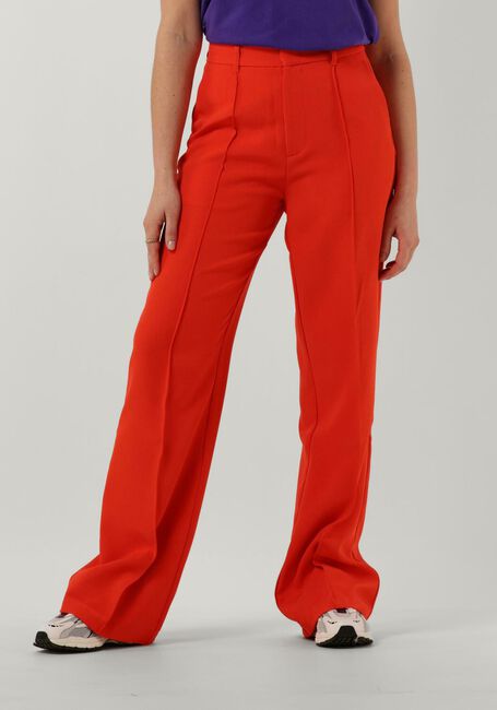 Oranje COLOURFUL REBEL Pantalon RUS PINTUCK STRAIGHT PANTS - large