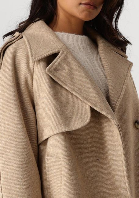 Beige MODSTRÖM Mantel ESMUNDMD TWILL JACKET - large