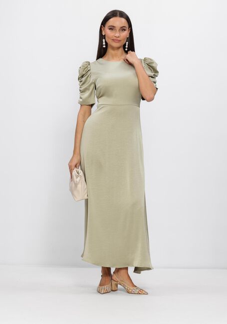 Groene NOTRE-V Maxi jurk NV-HENTE - large