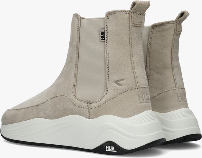 Taupe HUB Chelsea boots FLOW - large