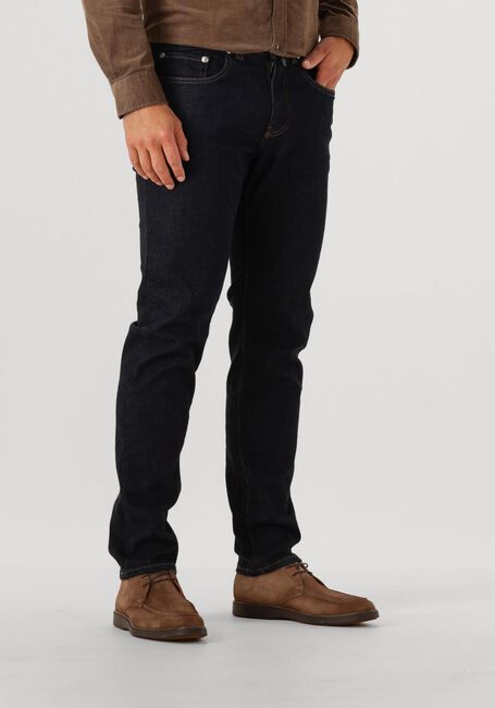 Donkerblauwe PIERRE CARDIN Slim fit jeans LYON TAPERED - large