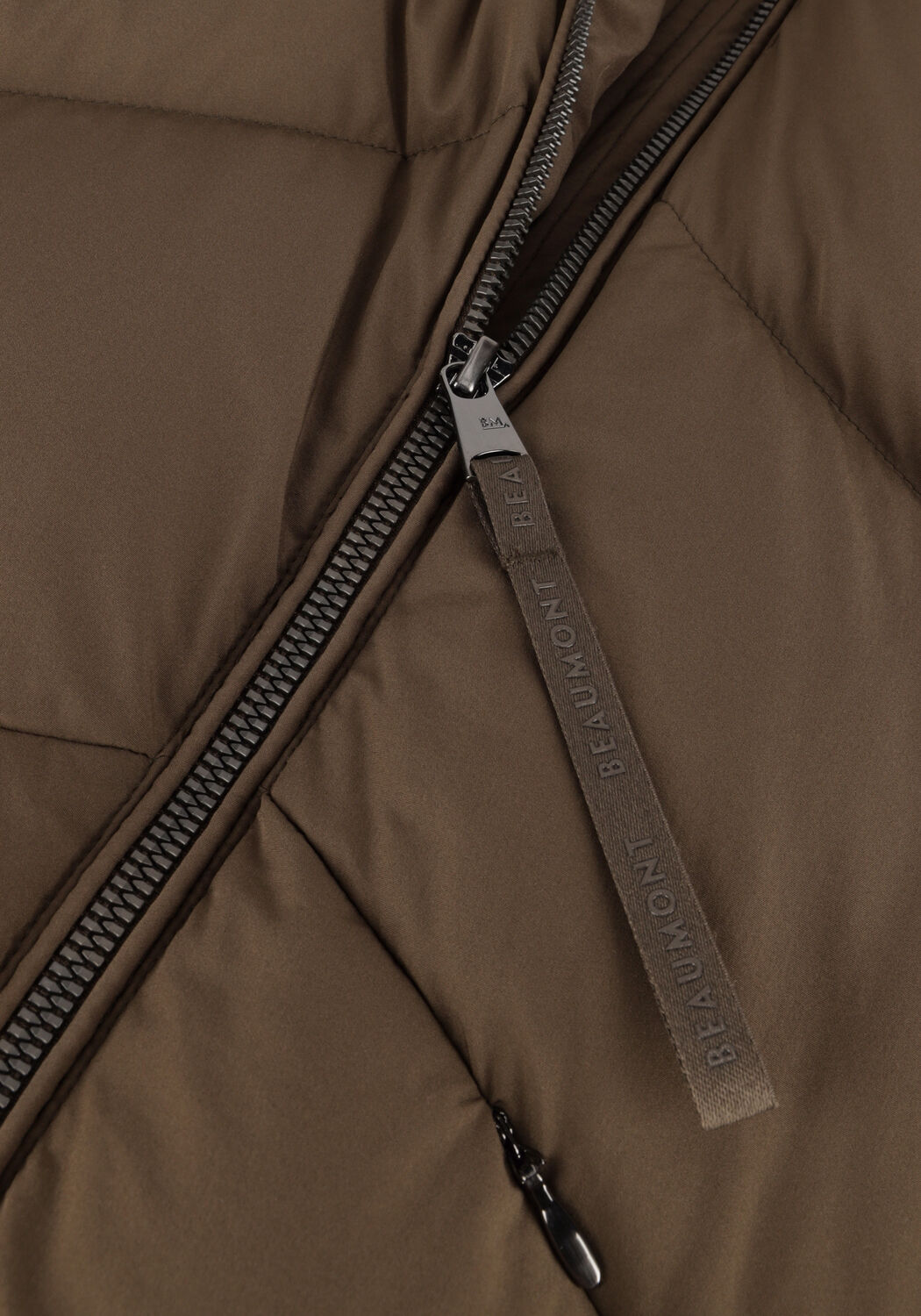 Bruine BEAUMONT Gewatteerde jas SHEA - large