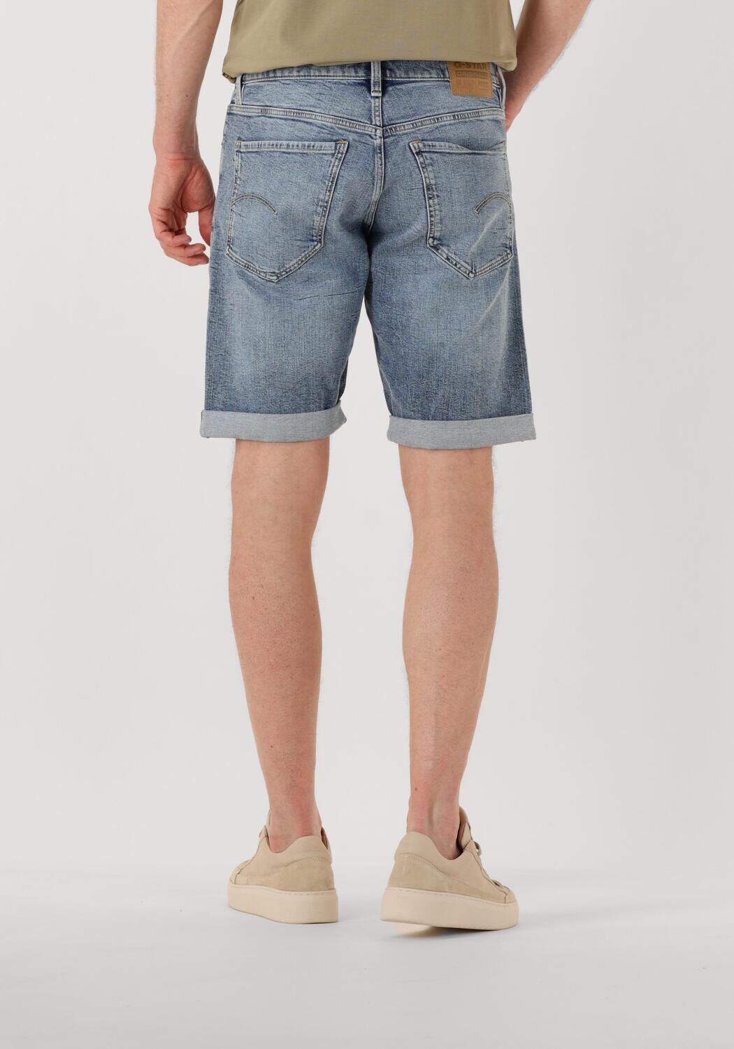 G-STAR RAW Heren Jeans Mosa Short Blauw