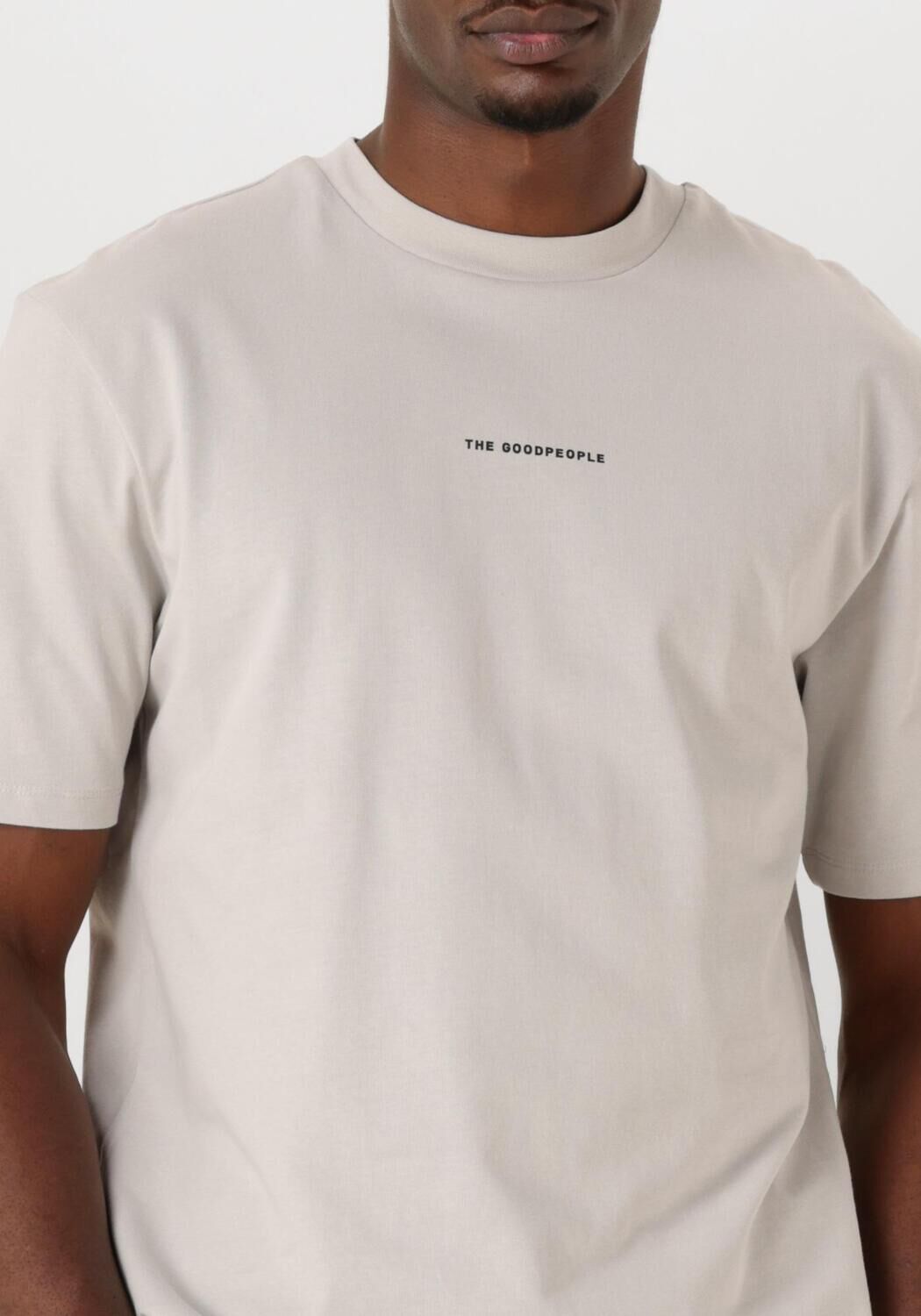 THE GOODPEOPLE Heren Polo's & T-shirts Tphoto Lichtgrijs