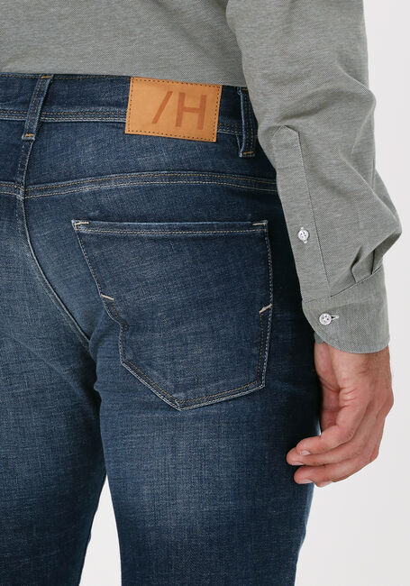 Donkerblauwe SELECTED HOMME Slim fit jeans SLIM-LEON 4074 D.B. SUPERST - large