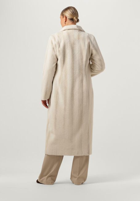 Ecru BEAUMONT Faux fur jas UNA - large