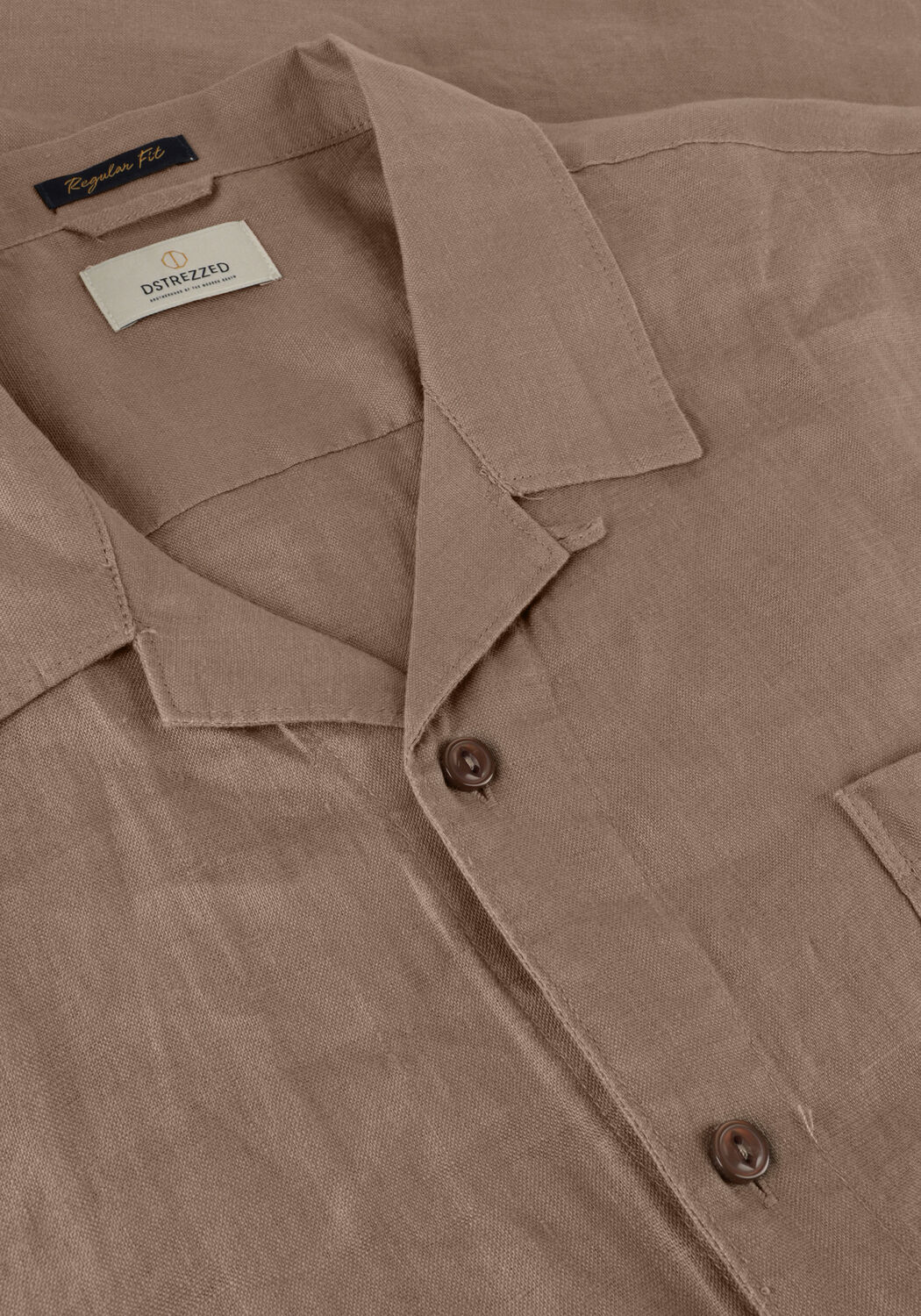 Beige DSTREZZED Casual overhemd DS_COLTER RESORT SHIRT - large