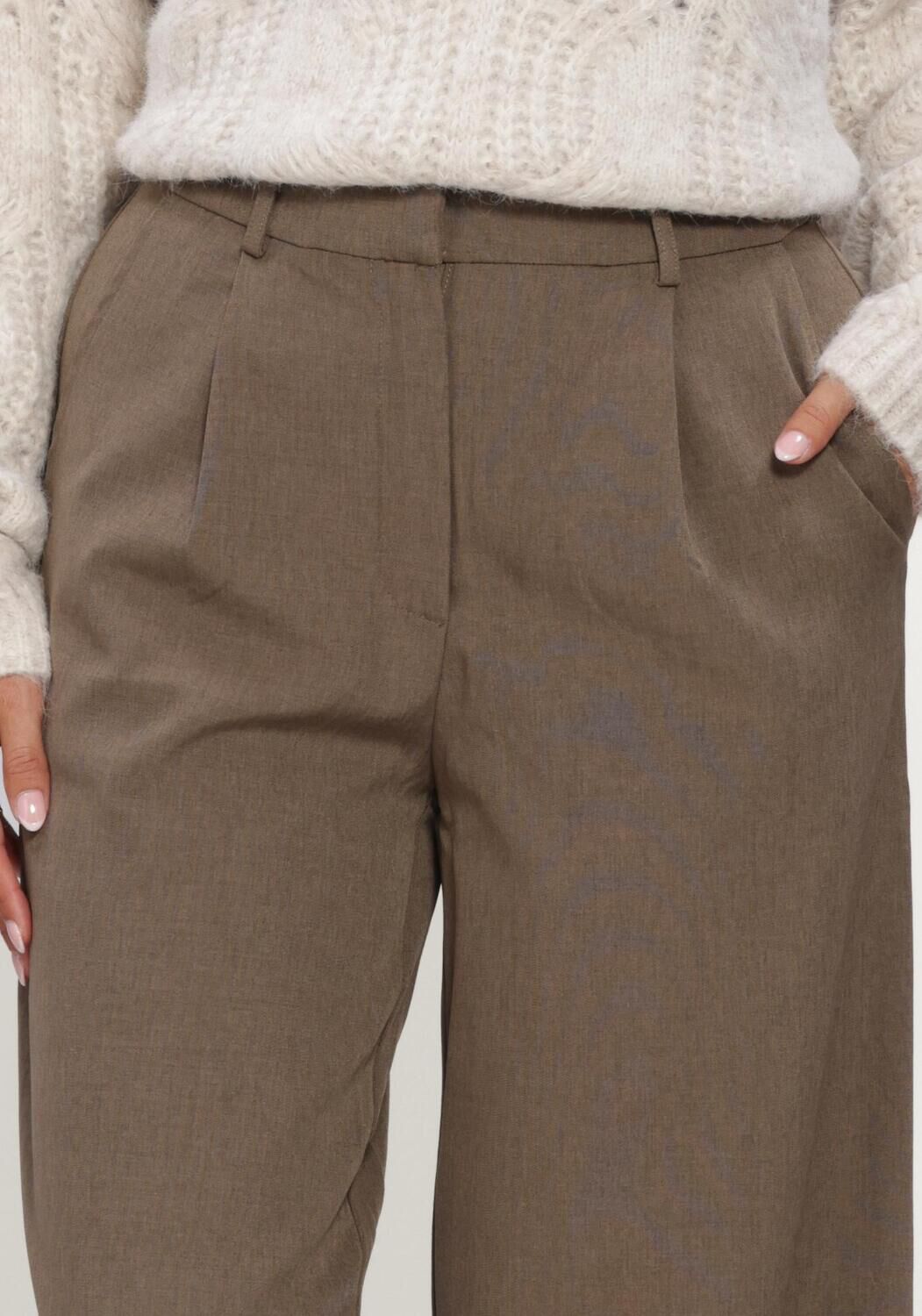 Bruine YDENCE Wijde broek PANTS BLYTHE - large