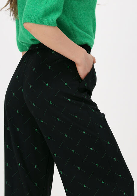 Zwarte GESTUZ Wijde broek HANNIE HW PANTS - large