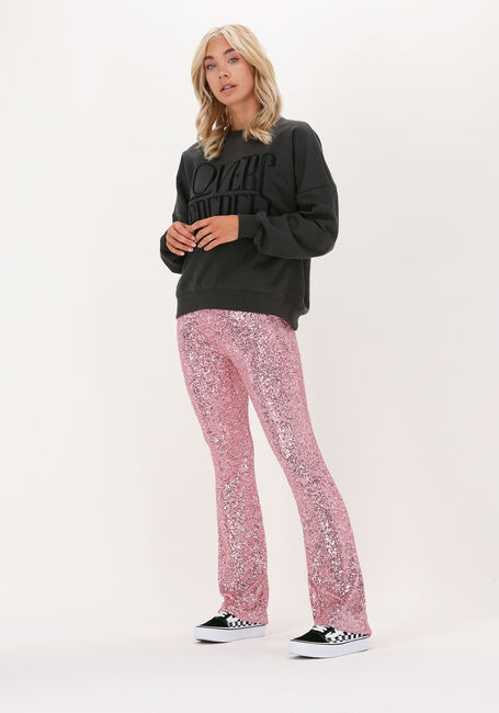 Roze COLOURFUL REBEL Flared broek JOLIE SEQUINS FLARE PANTS Roze COLOURFUL REBEL Flared broek JOLIE SEQUINS FLARE PANTS - large