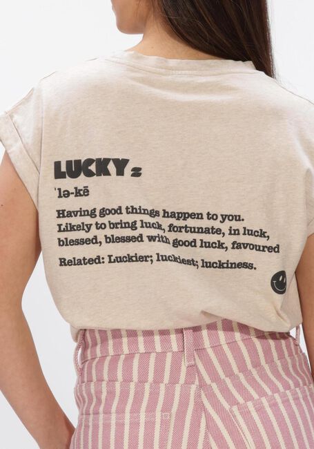 Zand BY-BAR T-shirt TOBI DICTIONARY TOP - large