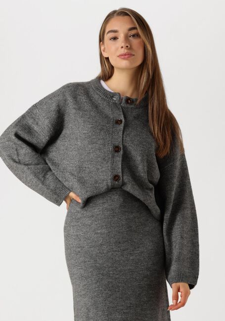 Grijze EDITED Vest KONNY CARDIGAN - large