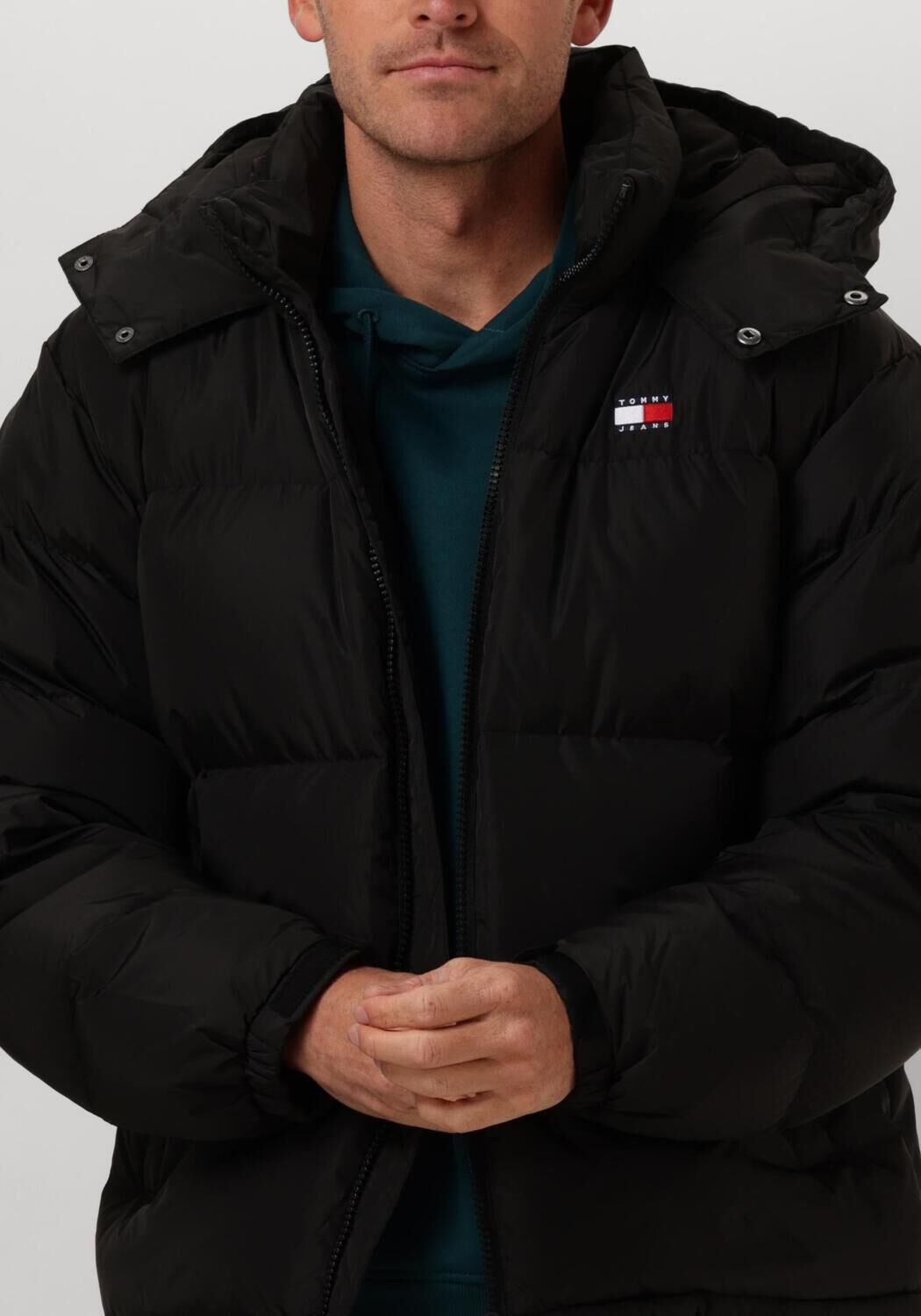 TOMMY JEANS Heren Jassen Tjm Alaska Puffer Ex Zwart