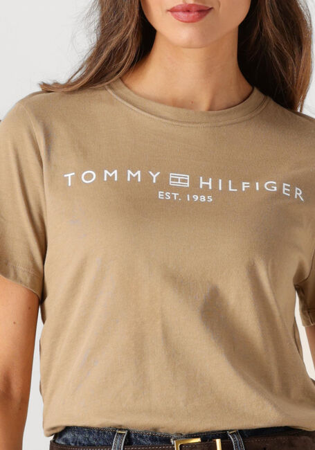Zand TOMMY HILFIGER T-shirt REG CORP LOGO C-NK SS - large
