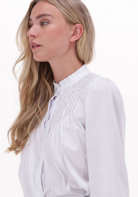 Witte LEVETE ROOM Blouses LR-ISLA SOLID 62 SHIRT - large
