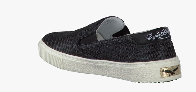 Zwarte REPLAY Slip-on sneakers TRIO - large