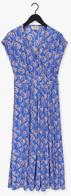 Blauwe SCOTCH & SODA Maxi jurk SLEEVELESS VISCOSE WRAP DRESS - large