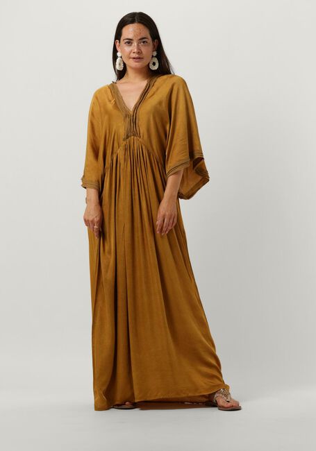 Bruine MES DEMOISELLES Maxi jurk VOLRA - large