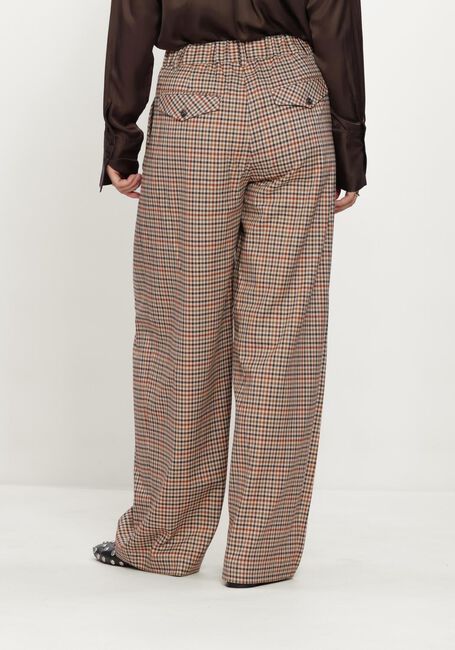 Multi SUMMUM Wijde broek TROUSERS CHECK GOJI BERRY - large