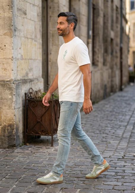 Blauwe PURE PATH Slim fit jeans THE RYAN SLIM FIT JEANS - large
